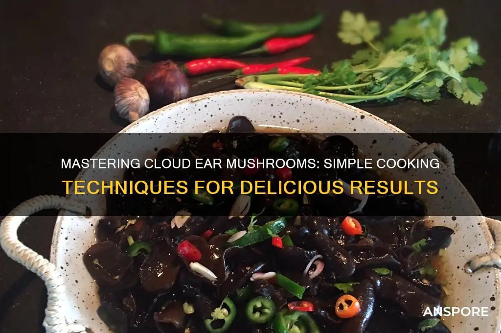 how to cook cloud ear mushrooms