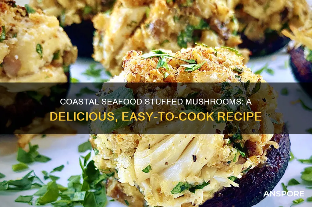 how to cook coastal seafood stuffed mushrooms