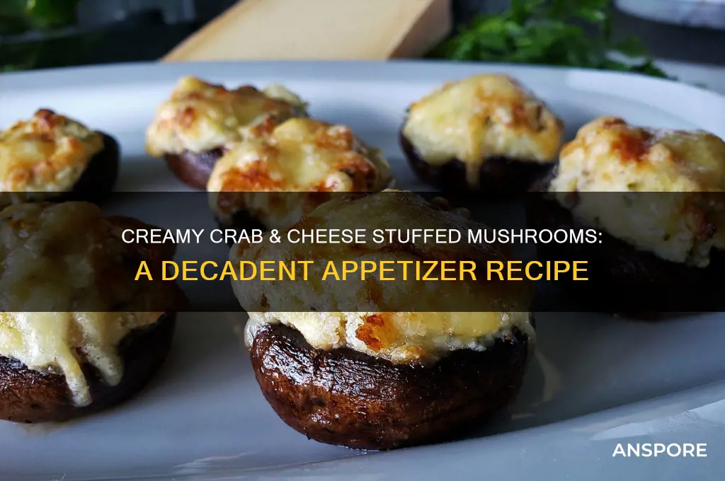 how to cook crab and cream cheese stuffed mushrooms