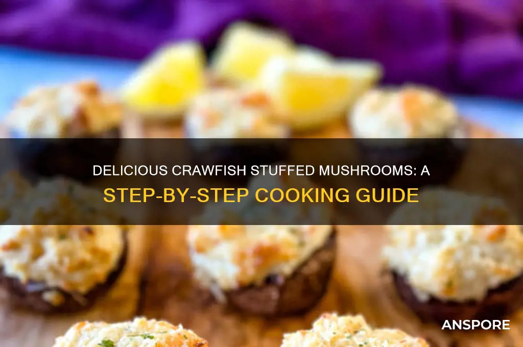 how to cook crawfish stuffed mushrooms