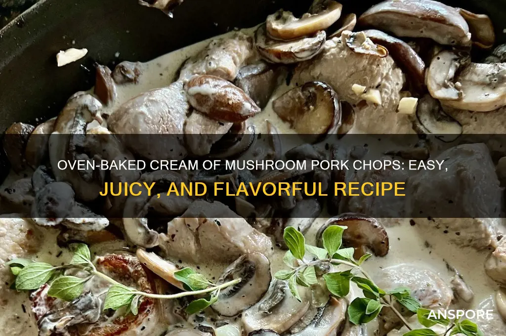 how to cook cream of mushroom pork chops in oven