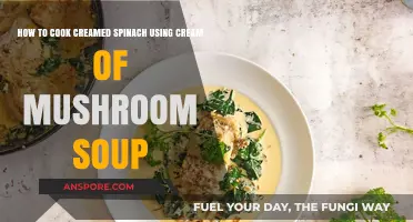 Creamy Spinach Delight: Easy Recipe Using Cream of Mushroom Soup