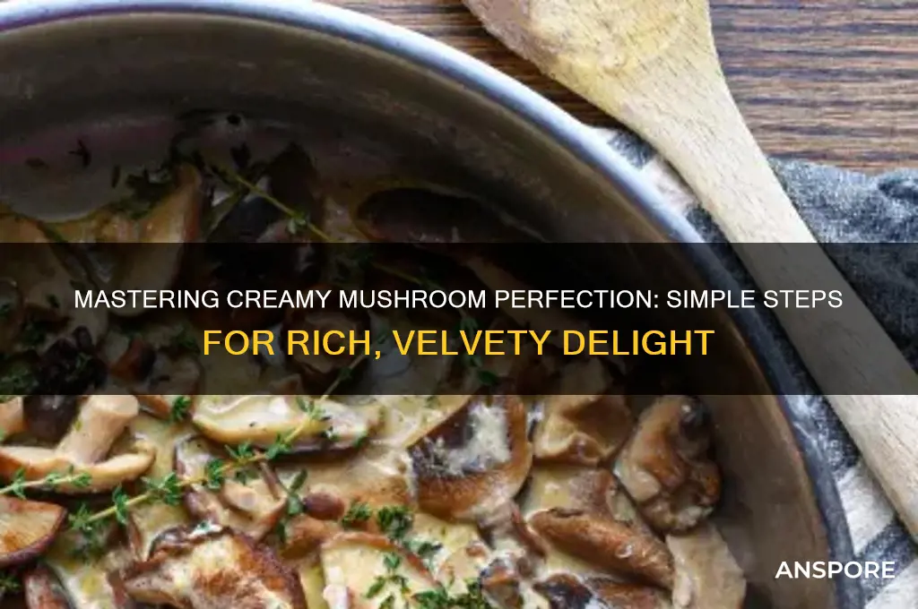 how to cook creamy mushroom