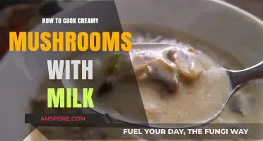Creamy Mushroom Delight: Easy Milk-Based Recipe for Perfect Texture