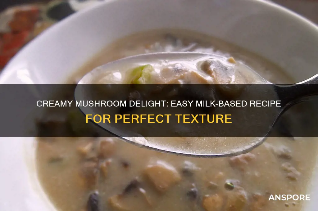 how to cook creamy mushrooms with milk