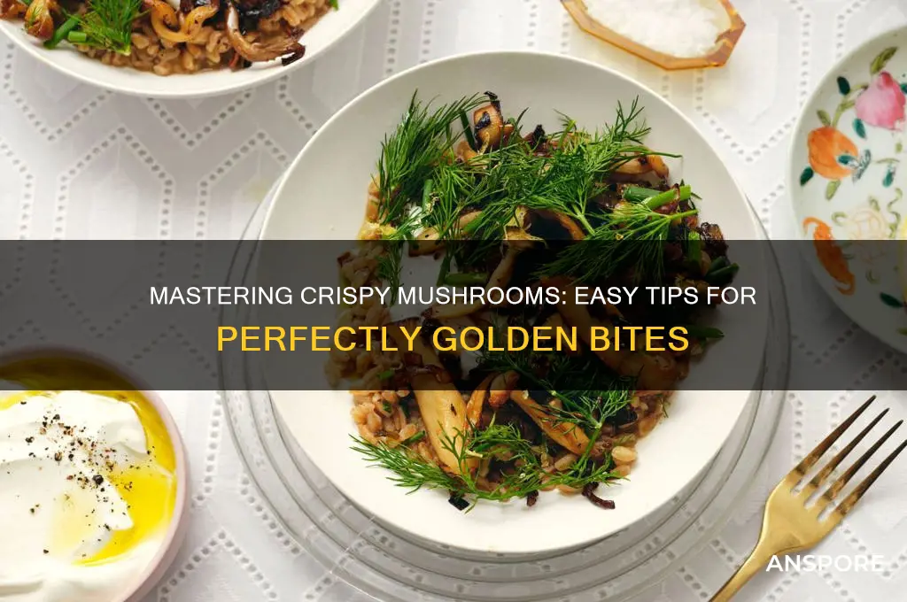 how to cook crispy mushrooms