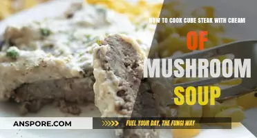 Creamy Cube Steak: Easy Mushroom Soup Recipe for Dinner