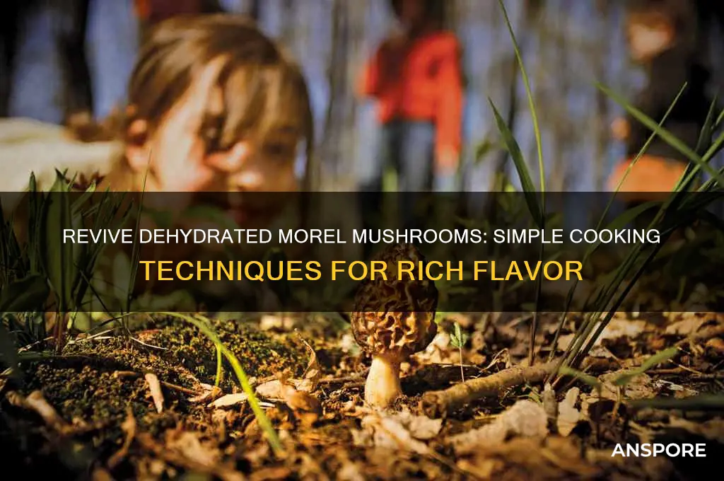 how to cook dehydrated morel mushrooms