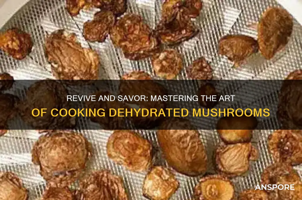 how to cook dehydrated mushrooms