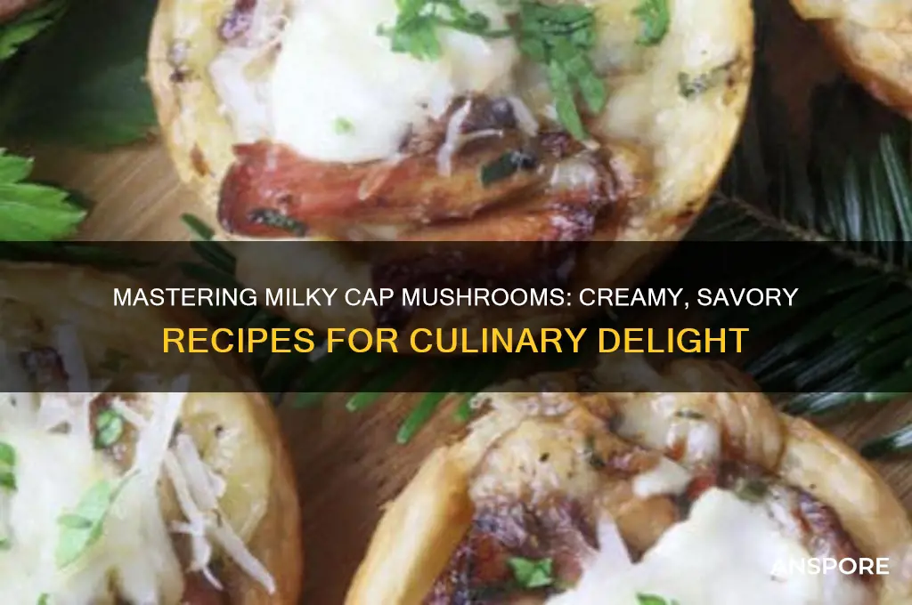 how to cook deliciious milky cap mushrooms