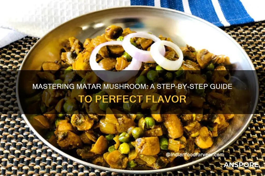 how to cook delicious matar mushroom