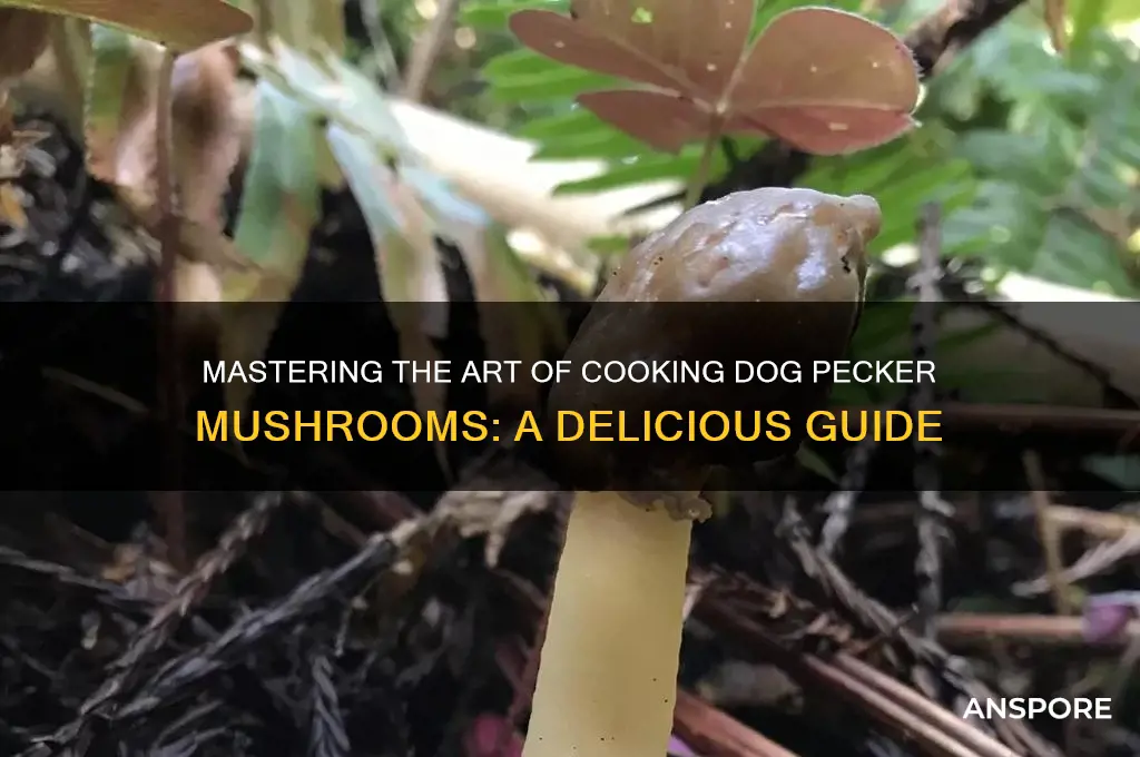 how to cook dog pecker mushrooms