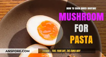 Perfectly Cooked Dried Shiitake Mushrooms for Delicious Pasta Dishes