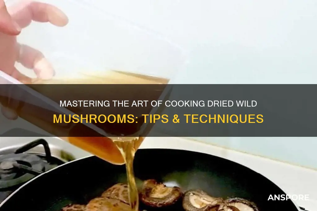 how to cook dried wild mushrooms