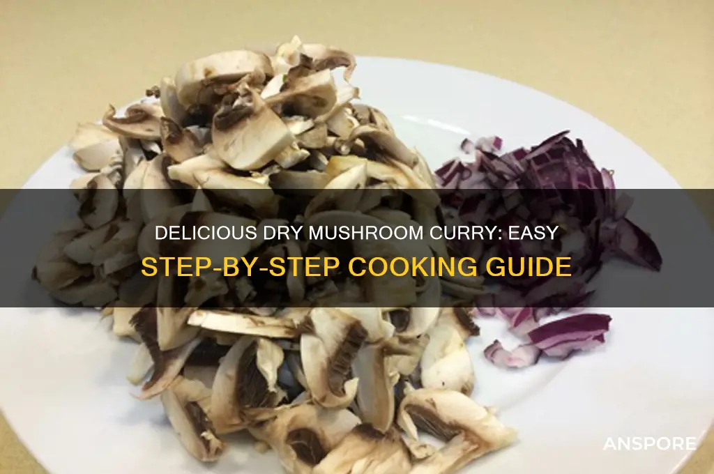 how to cook dry mushroom curry
