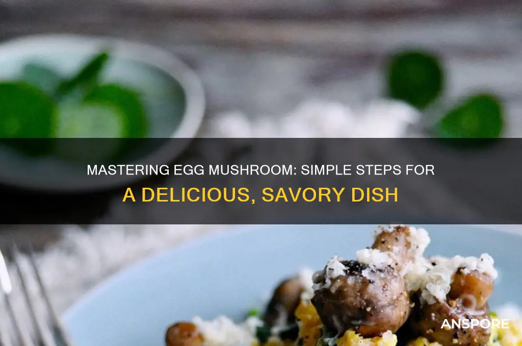 how to cook egg mushroom