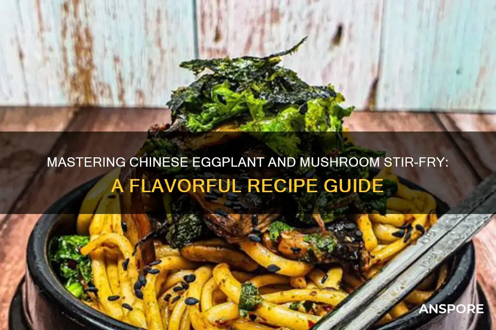 how to cook eggplant and mushrooms chinese