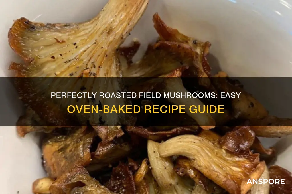 how to cook field mushrooms in oven