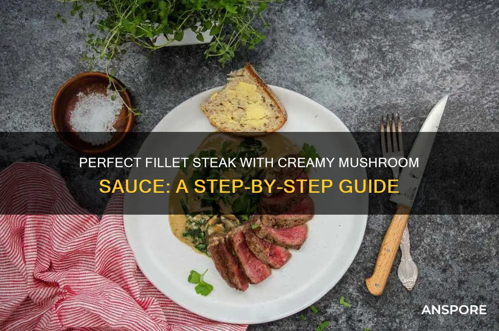 how to cook fillet steak in mushroom sauce