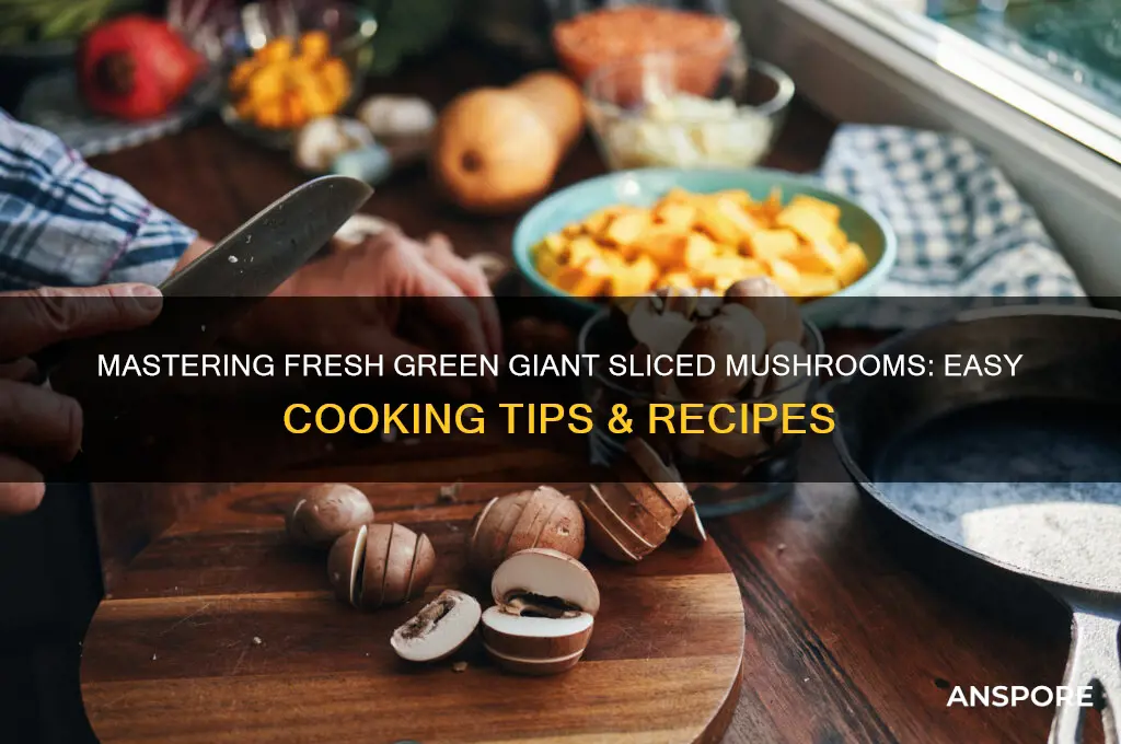 how to cook fresh green giant sliced mushrooms