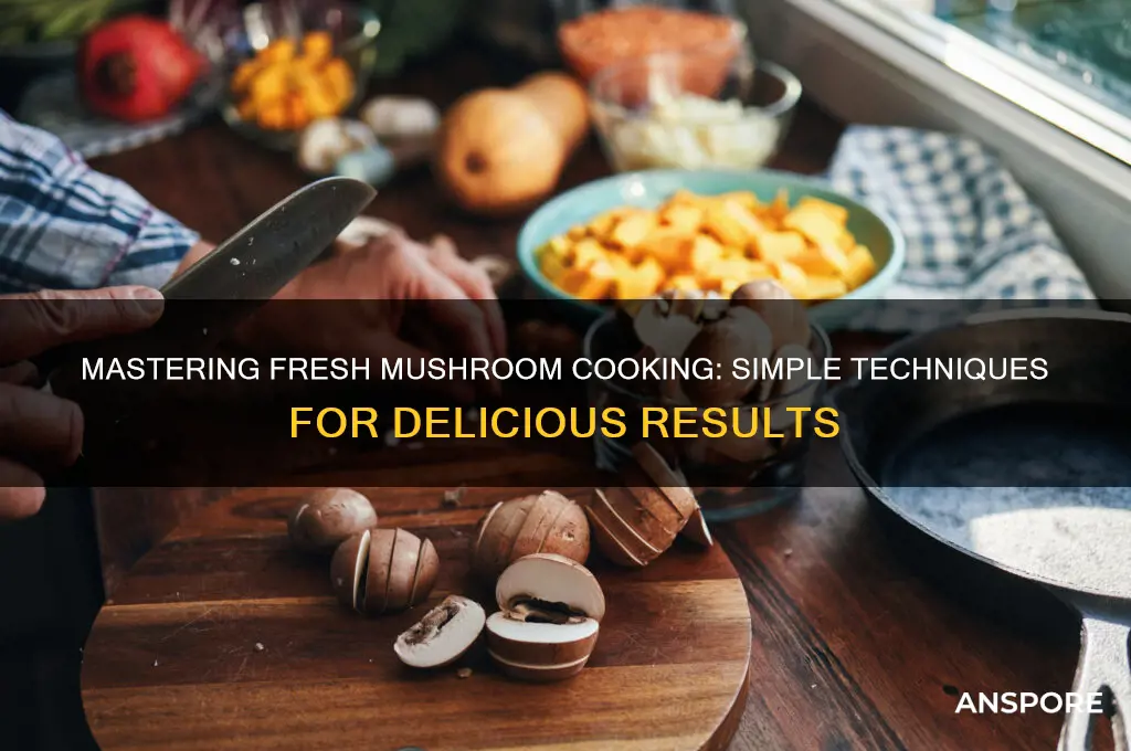 how to cook fresh mushroom