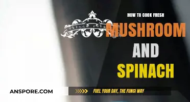 Sautéing Fresh Mushrooms and Spinach: A Quick, Healthy Recipe Guide