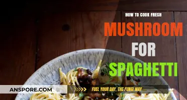 Perfectly Cooked Fresh Mushrooms: Elevate Your Spaghetti with This Simple Recipe