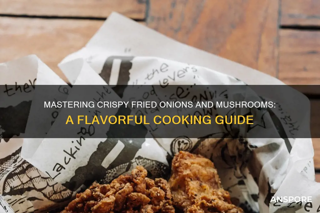 how to cook fried onions and mushrooms