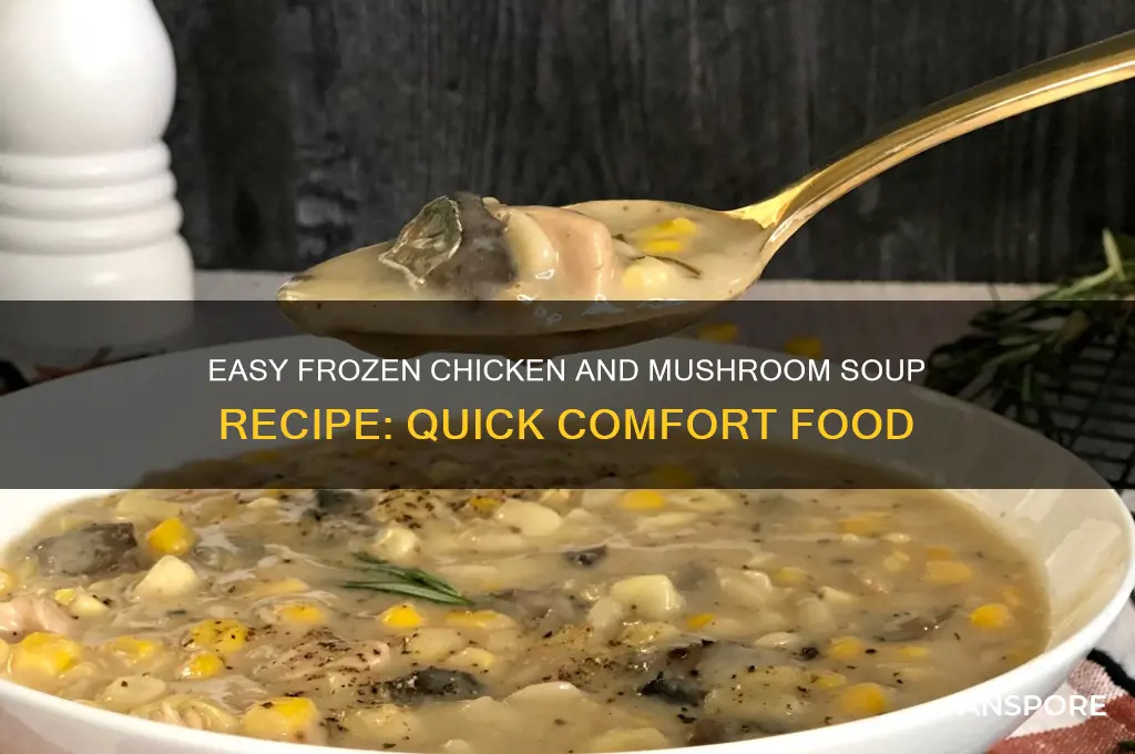how to cook frozen chicken eirh mushroom soupwithoug
