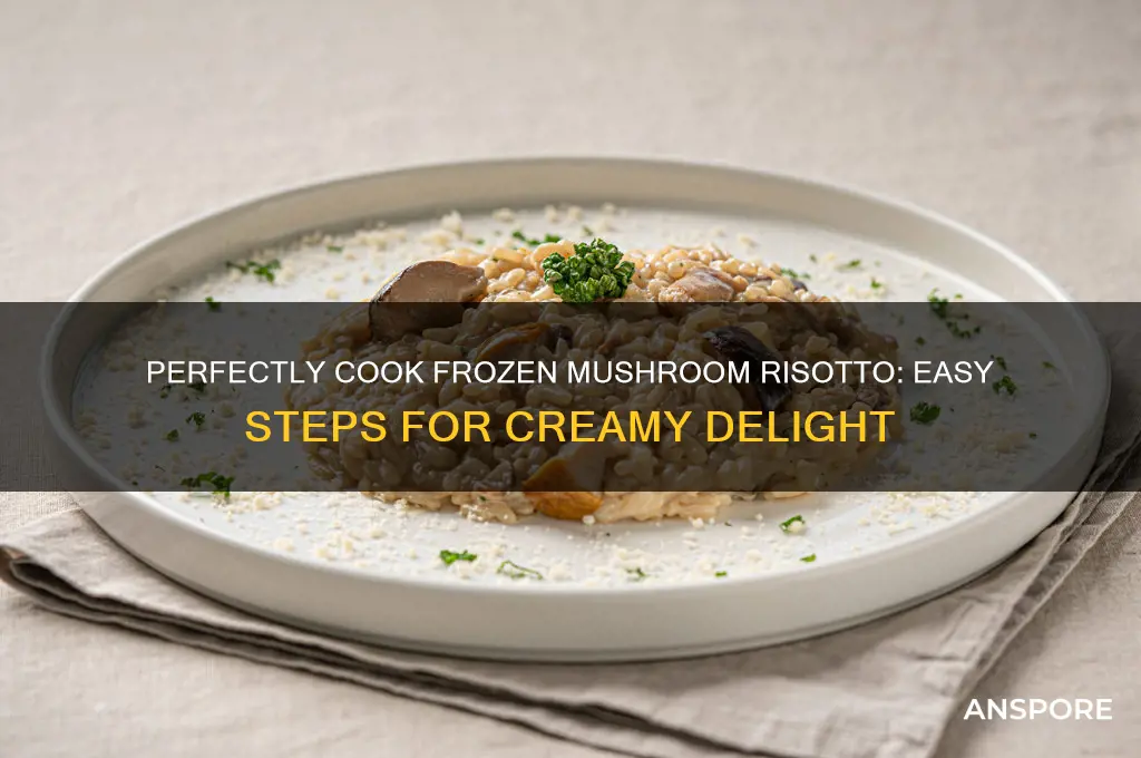 how to cook frozen mushroom risotto