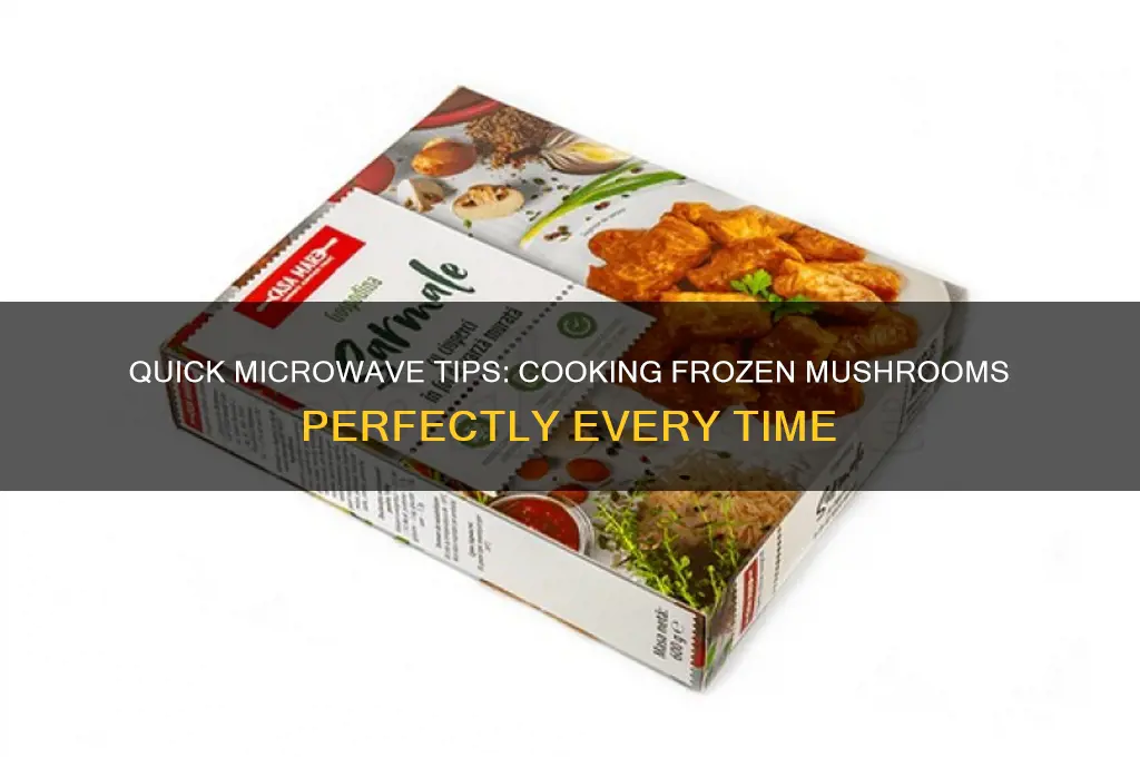 how to cook frozen mushrooms in microwave