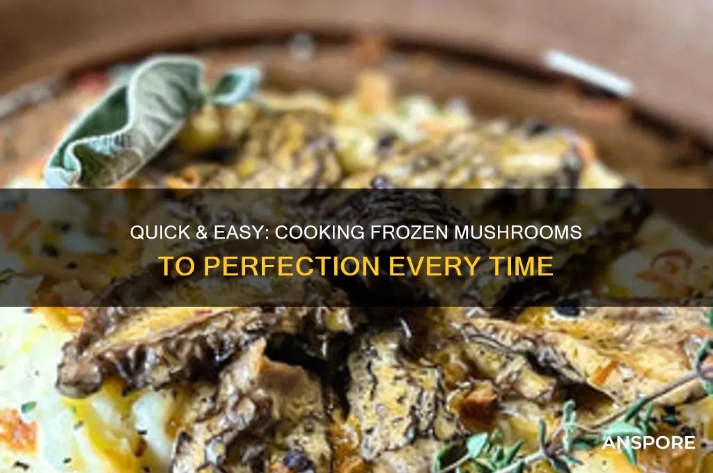 how to cook frozen mushrooms