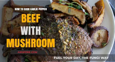 Sizzling Garlic Pepper Beef with Mushrooms: A Quick Stir-Fry Recipe