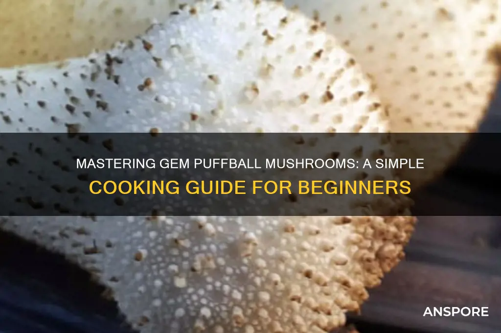how to cook gem puffball mushrooms