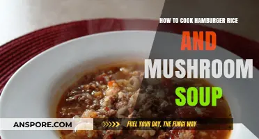Delicious Hamburger Rice and Mushroom Soup: Easy Cooking Guide
