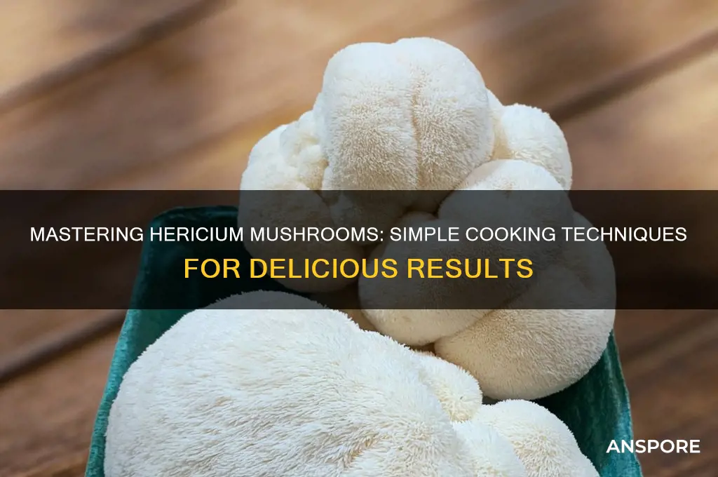 how to cook hericium mushroom