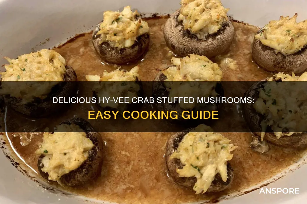 how to cook hy vee crab stuffed mushrooms