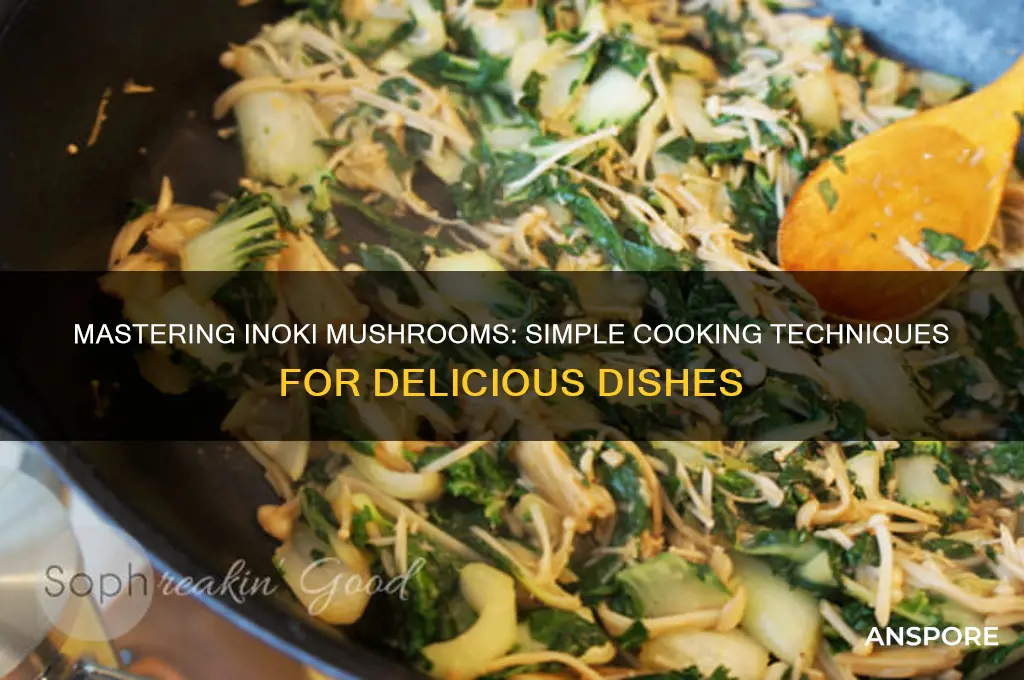 how to cook inoki mushroom