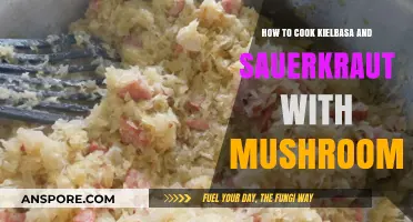 Sizzling Kielbasa, Sauerkraut, and Mushrooms: A Hearty Comfort Food Recipe