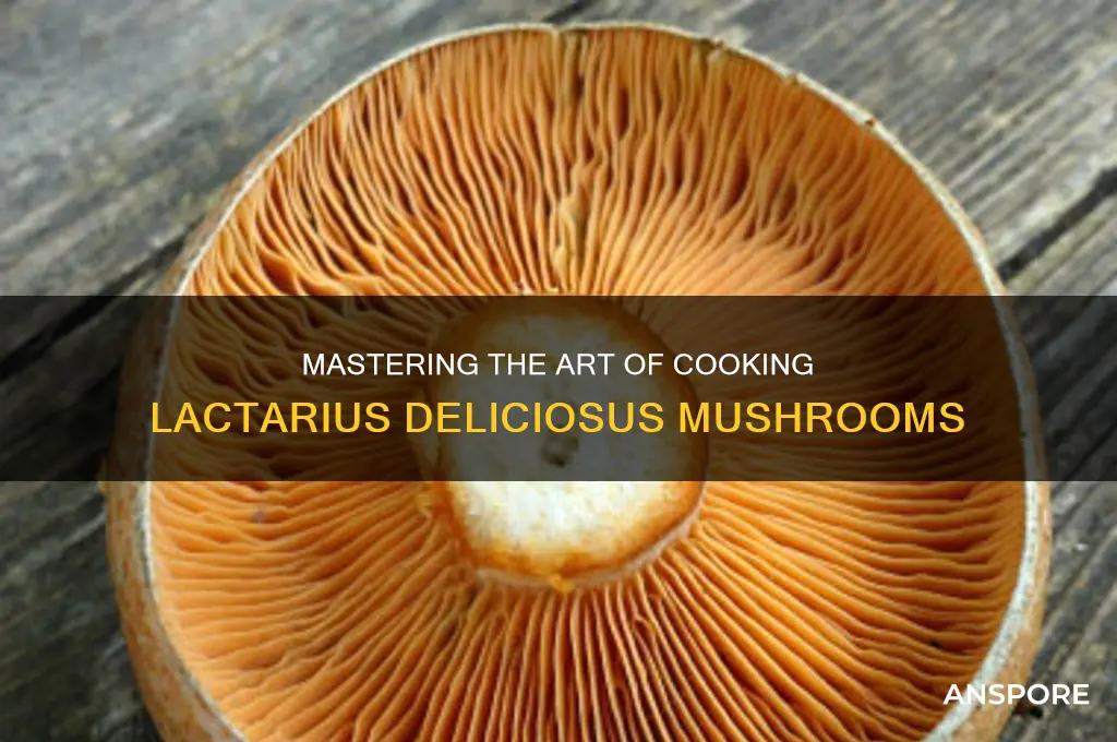 how to cook lactarius deliciosus mushrooms