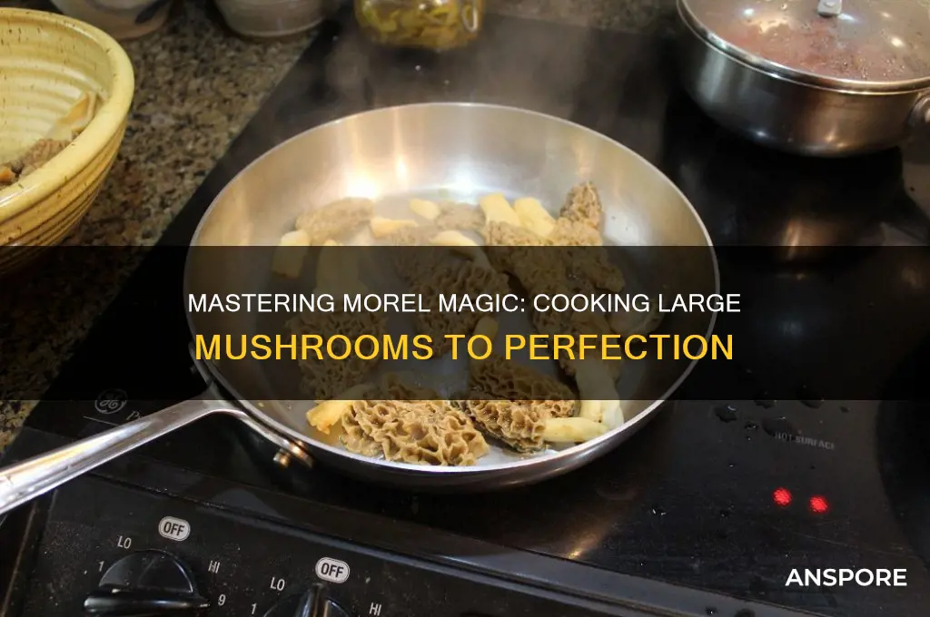how to cook large morel mushrooms