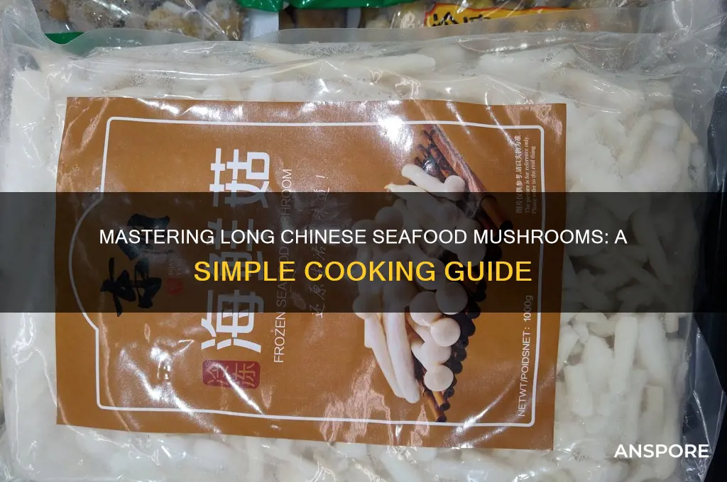 how to cook long chinese seafood mushrooms