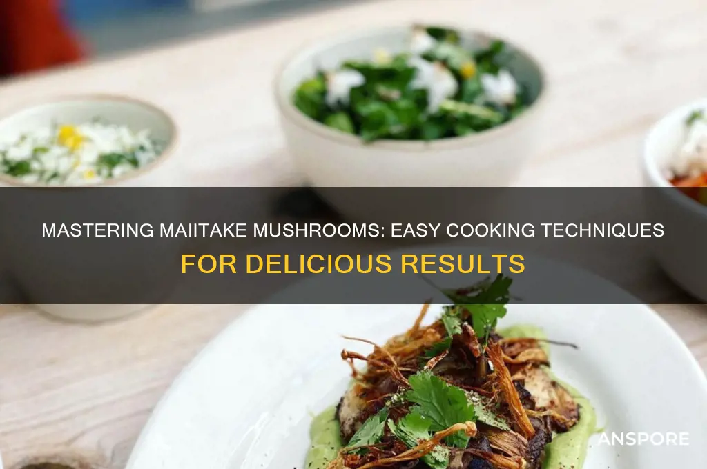 how to cook maiitchi mushrooms