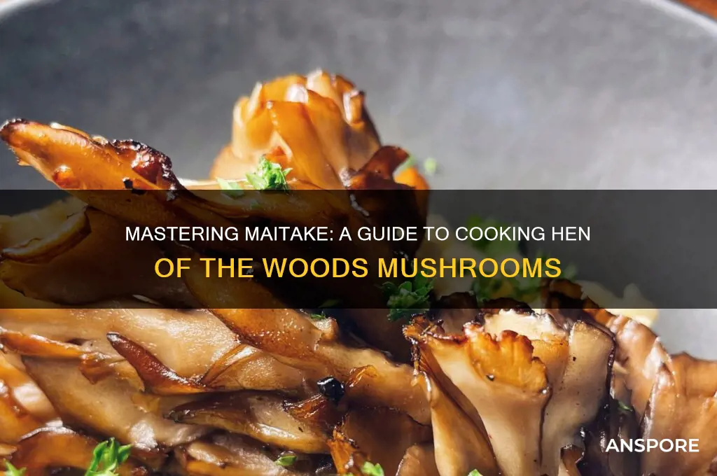 how to cook maitake frondosa mushrooms