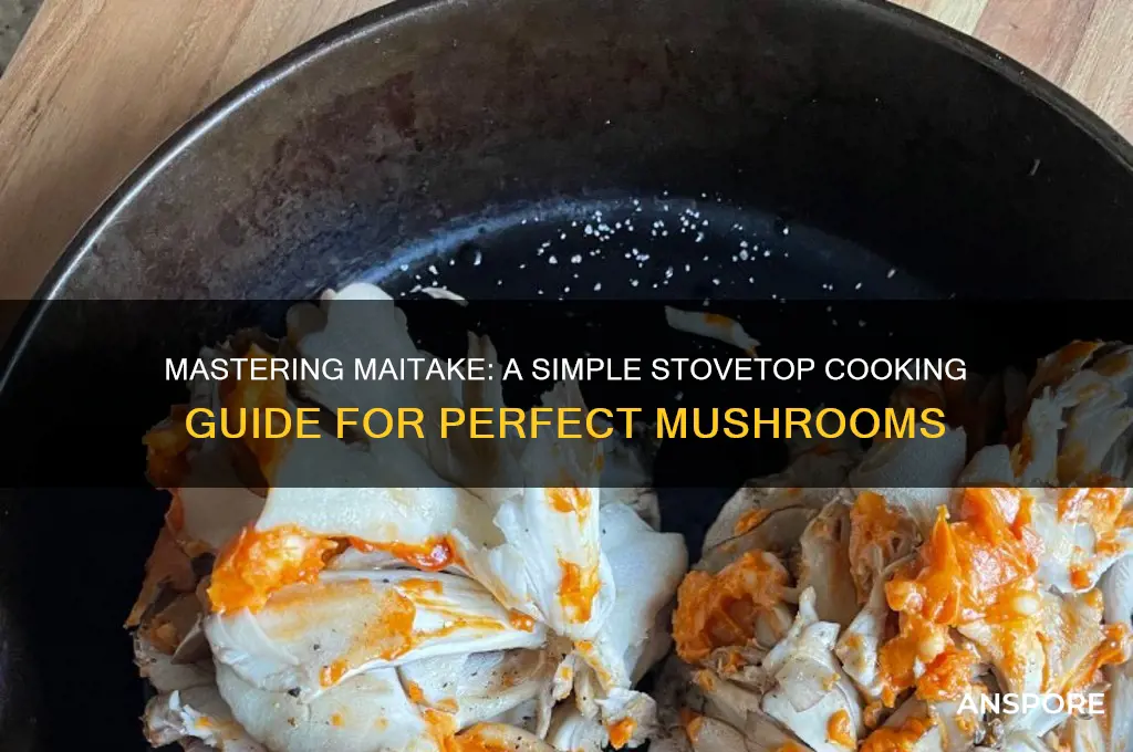 how to cook maitake mushrooms on stove