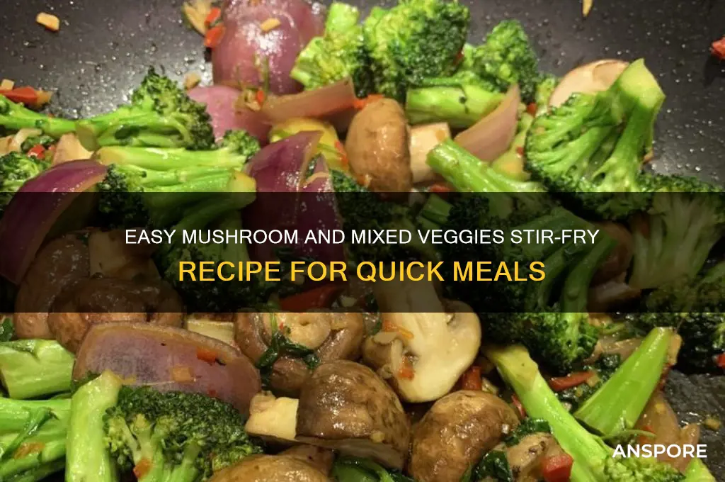how to cook mixed vegetables with mushroom