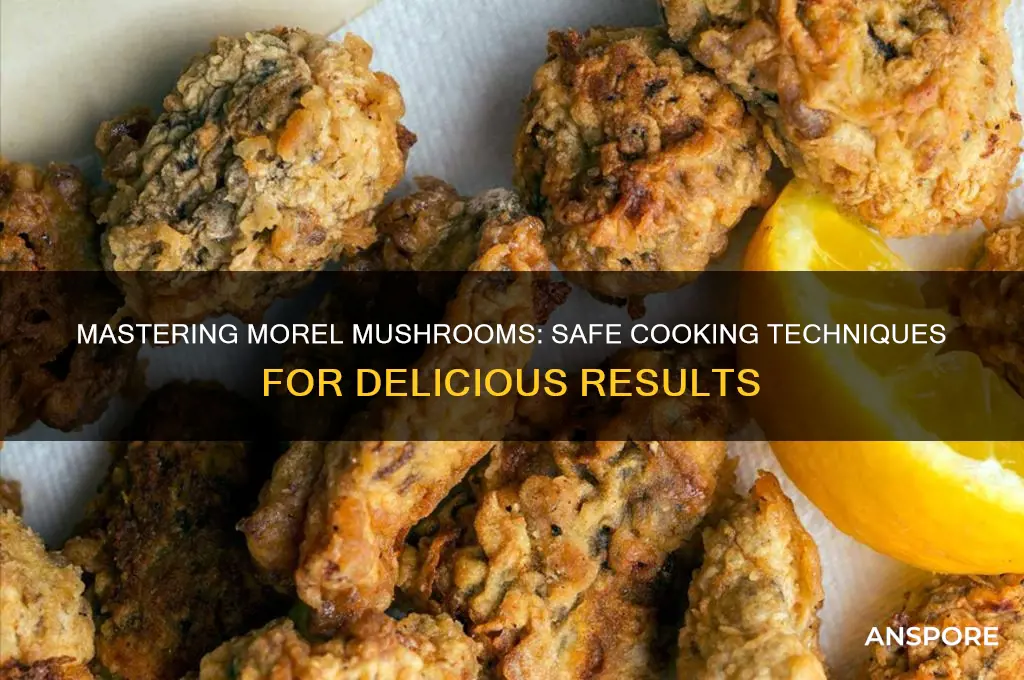 how to cook morel mushrooms safely