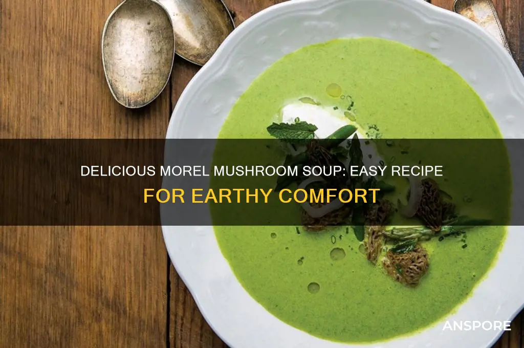 how to cook morel mushrooms soup