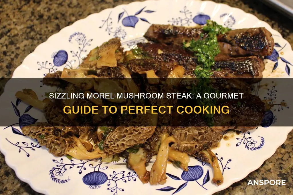 how to cook morel mushrooms steak