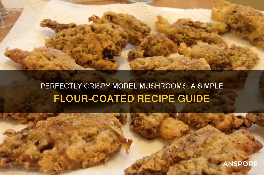 how to cook morel mushrooms with flour